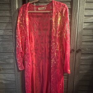 Southern fried chics sequin duster